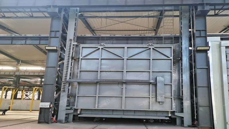 Resistance heating trolley furnace