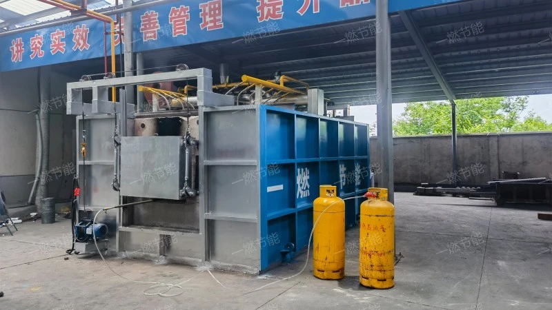 Through type tempering furnace