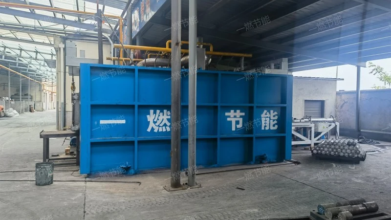Regenerative natural gas through forging furnace