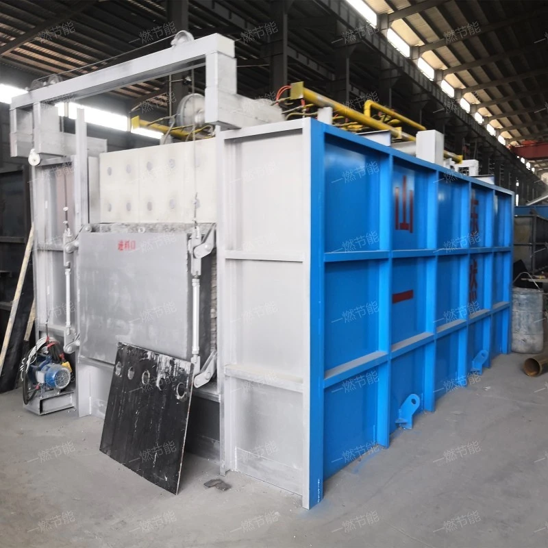 Regenerative gas through forging furnace