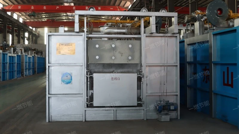 Large scale through furnace
