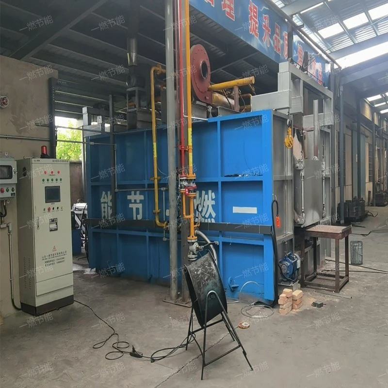 Regenerative gas through furnace