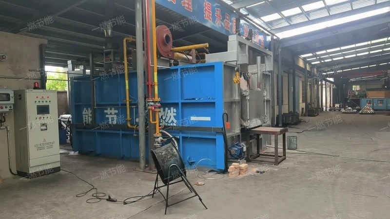 Natural gas through forging furnace