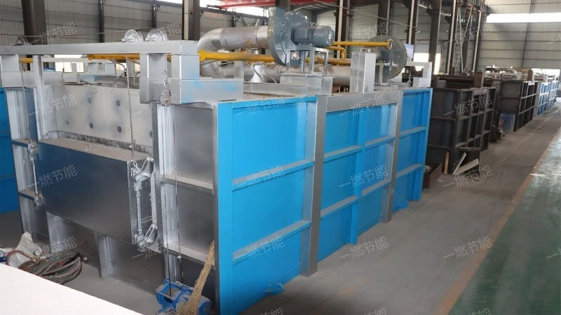Regenerative gas through furnace