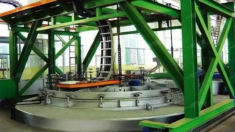 Quenching well type quenching furnace