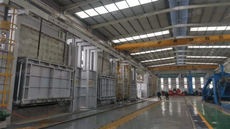 Regenerative burner tube quenching furnace