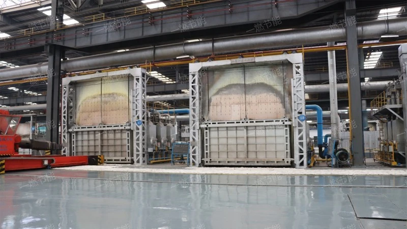 Round tube heat treatment furnace