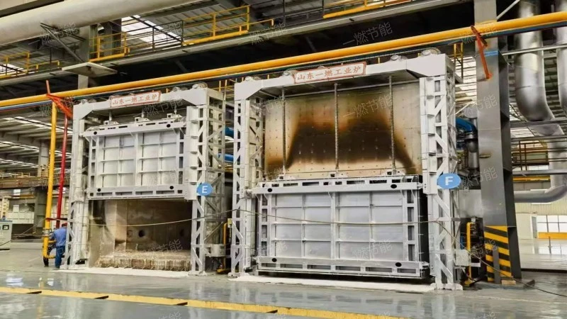 Round tube heat treatment furnace