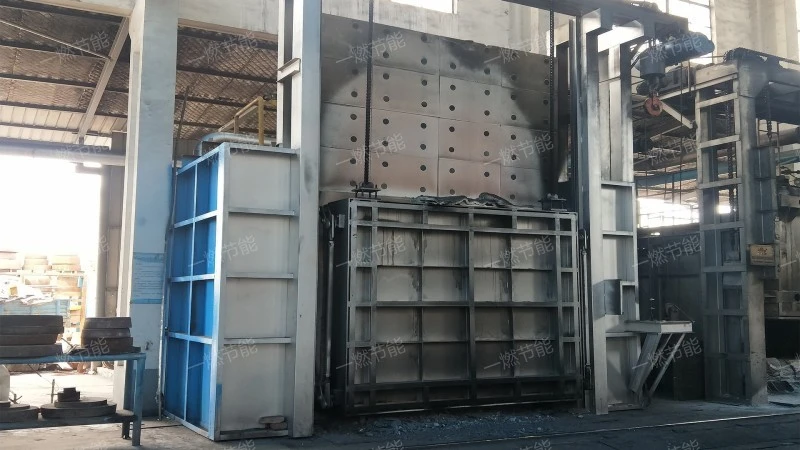 Forging chamber heating furnace
