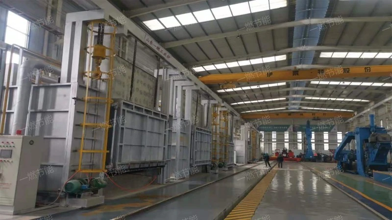 Regenerative gas chamber heating furnace
