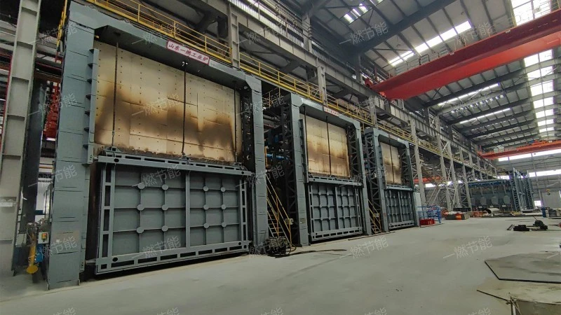 Forging chamber heating furnace