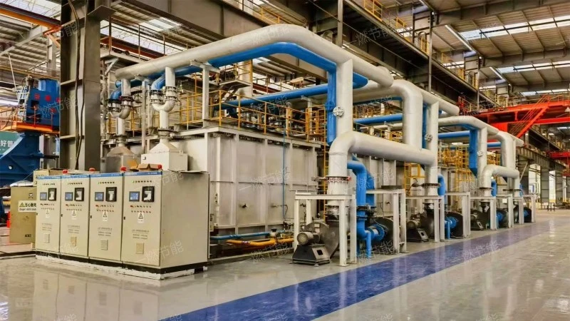 Regenerative burner tube furnace
