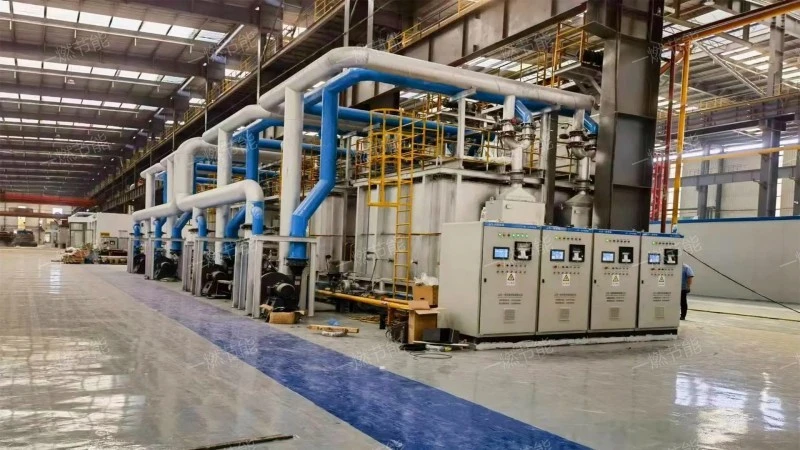 Automatic temperature regulating tube type roasting furnace