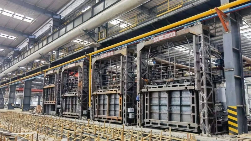 Circular tube continuous annealing furnace