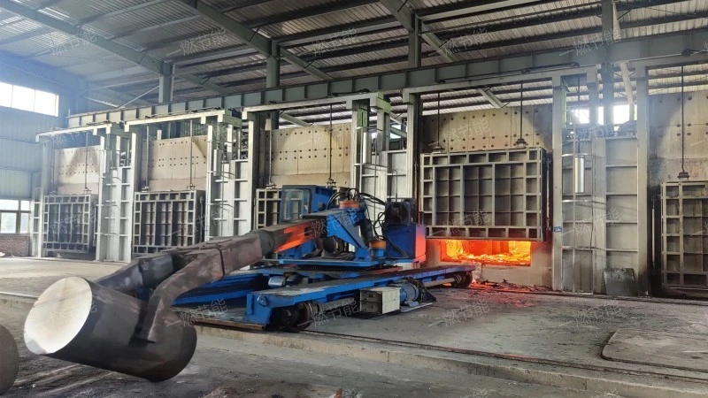 Gas tube roasting furnace