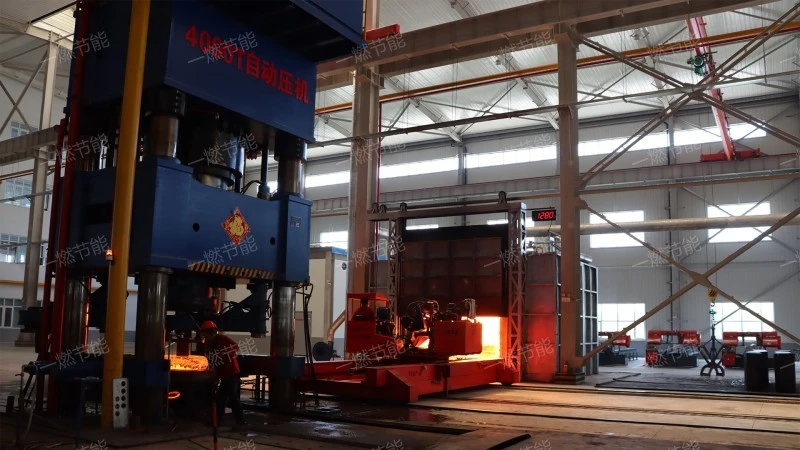 Roller shaft industrial furnace
