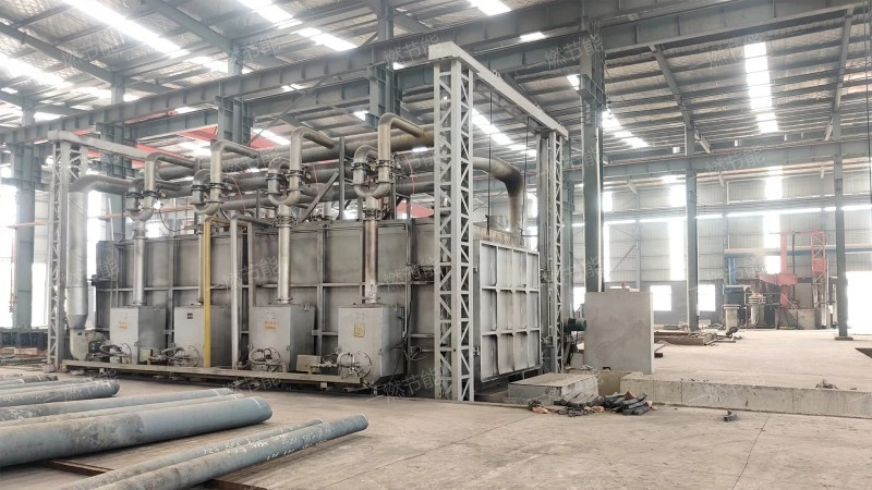 Fully automatic natural gas trolley furnace