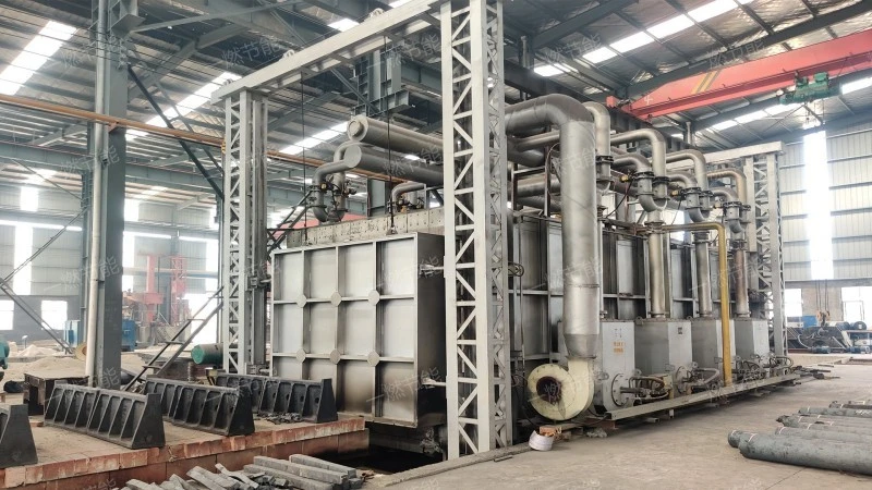 Environmentally friendly trolley forging furnace