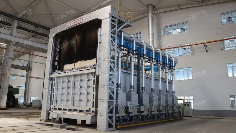Quenching trolley heating furnace