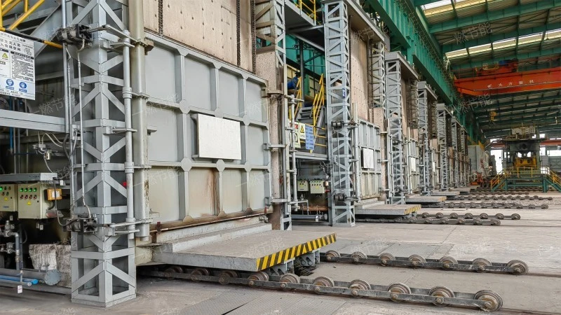 Full fiber annealing gas trolley furnace