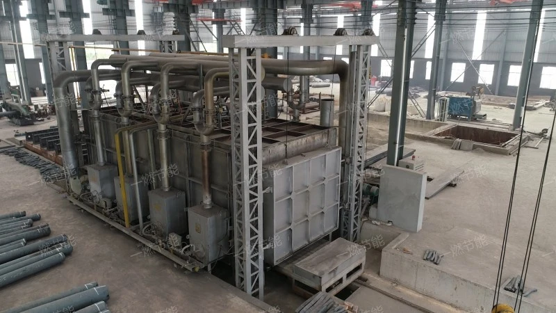 Steel chain annealing furnace