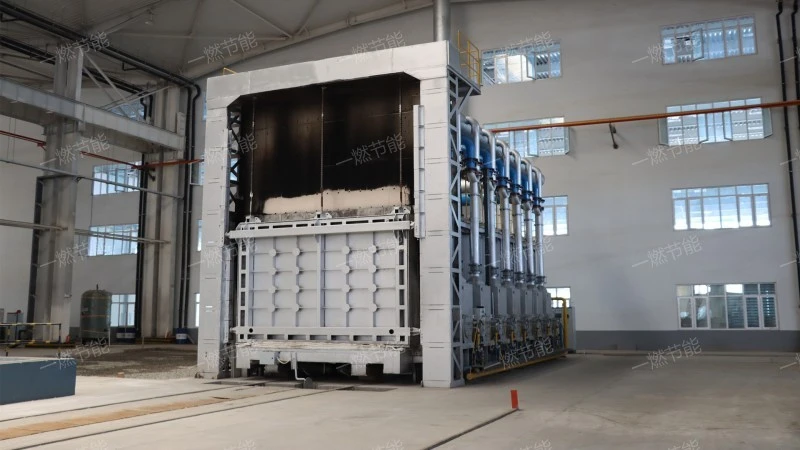 Large chain heating furnace