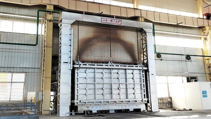 Casting heat treatment trolley furnace