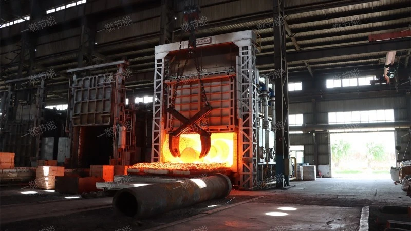 Full fiber annealing gas trolley furnace