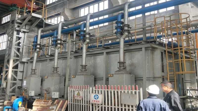 Full fiber high-temperature trolley forging heating furnace