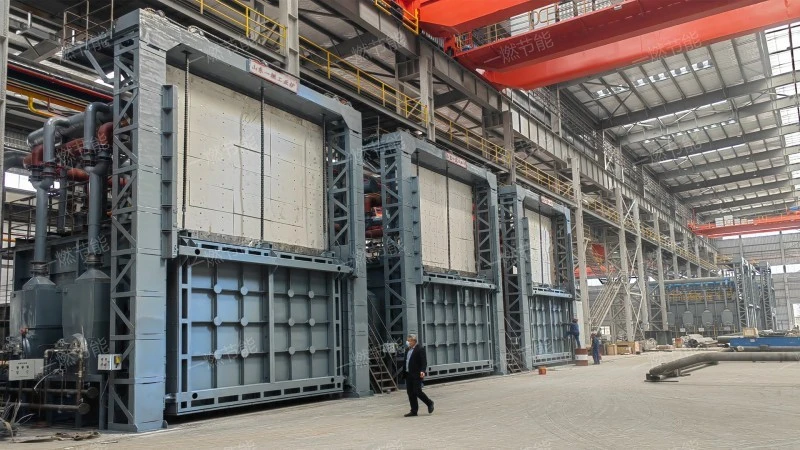 Fully automatic natural gas trolley furnace