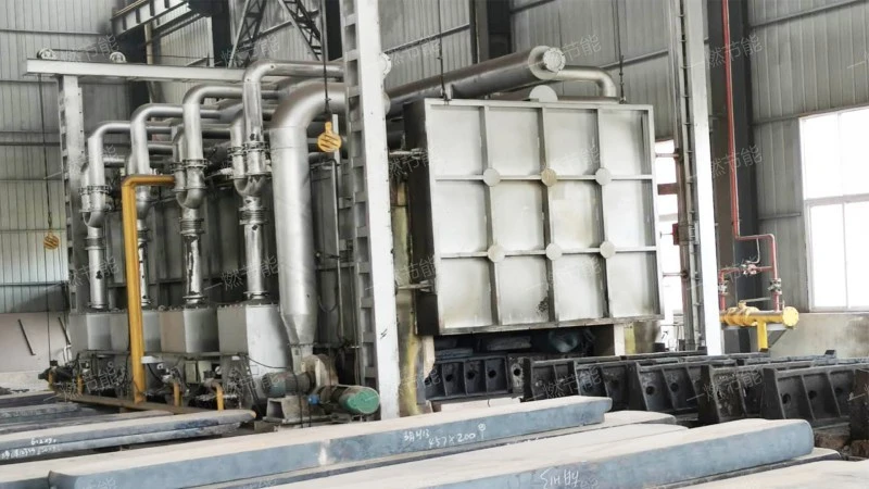 High temperature trolley heating furnace