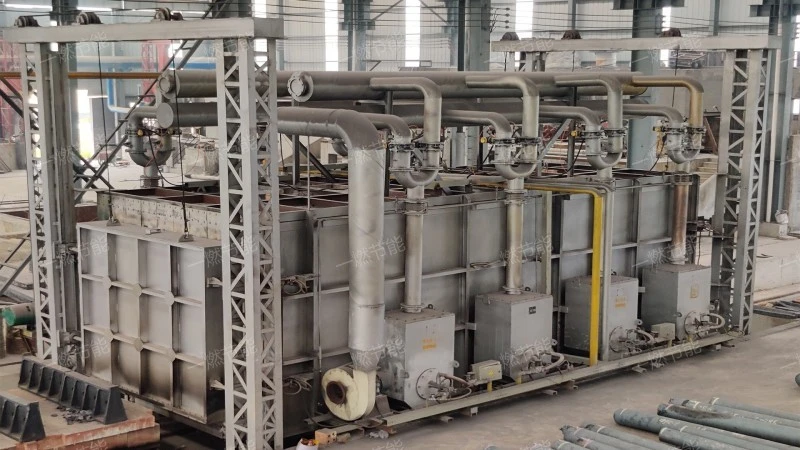 Full fiber annealing gas trolley furnace