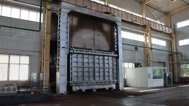 High temperature trolley heating furnace